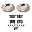 SC515 Rear Brake Disc and Pad Kit, Plain Surface, 5 Lugs, 245 mm, Ceramic, Z17 OE Replacement