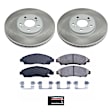 SC5370 Front Brake Disc and Pad Kit, Plain Surface, 5 Lugs, 330 mm, Ceramic, Z17 OE Replacement