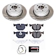 SC5491 Rear Brake Disc and Pad Kit, Plain Surface, 5 Lugs, 319.6 mm, Ceramic, Z17 OE Replacement
