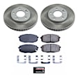 SC5911 Front Brake Disc and Pad Kit, Plain Surface, 5 Lugs, 280 mm, Ceramic, Z17 OE Replacement