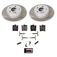 SC621 Rear Brake Disc and Pad Kit, Plain Surface, 5 Lugs, 290 mm, Ceramic, Z17 OE Replacement