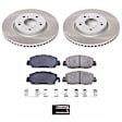 SC6777 Front Brake Disc and Pad Kit, Plain Surface, 5 Lugs, 293 mm, Ceramic