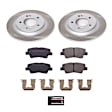 SC7524 Rear Brake Disc and Pad Kit, Plain Surface, 5 Lugs, 284 mm, Ceramic, Z17 OE Replacement