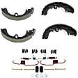 SSH551 Rear Brake Shoe Set, Autospecialty By Powerstop