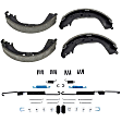 SSH589B Rear Brake Shoe Set, Autospecialty By Powerstop