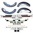 2011 Volkswagen Jetta - Rear Brake Shoe Set, 2.0L 4Cyl, Autospecialty By Powerstop