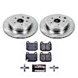 TDBK5305 Rear Brake Disc and Pad Kit, Silver zinc-plated, Plain Surface, 5 Lugs, 316 mm, Carbon Fiber Metallic, Track Day