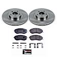 TDBK6082 Front Brake Disc and Pad Kit, Silver zinc-plated, Plain Surface, 5 Lugs, 292 mm, Carbon Fiber Metallic, Track Day