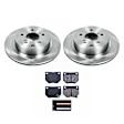 TDBK666 Rear Brake Disc and Pad Kit, Silver zinc-plated, Plain Surface, 5 Lugs, 297 mm, Carbon Fiber Metallic, Track Day