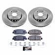 TDBK6940 Front Brake Disc and Pad Kit, Plain Surface, 5 Lugs, 312 mm, Carbon Fiber Metallic, Track Day