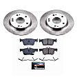 TDBK7725 Rear Brake Disc and Pad Kit, Plain Surface 5 Lugs 259.8 mm Carbon Fiber Metallic Track Day
