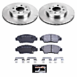 TDSK7032 Front Brake Disc and Pad Kit, Silver zinc-plated, Plain Surface, 4 Lugs, 261.6 mm, Carbon Fiber Metallic, Track Day Spec