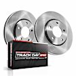 2006 Saab 9-3 - Rear Brake Disc and Pad Kit, Plain Surface, 5 Lugs, 292 mm, Carbon Fiber Metallic, 2.8L 6Cyl, Track Day Spec