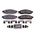 Z23-1015 Front Z23 Daily Carbon-Fiber Ceramic Brake Pads with Stainless-Steel Hardware Kit