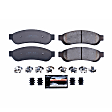 Z23-1067 Rear Z23 Daily Carbon-Fiber Ceramic Brake Pads with Stainless-Steel Hardware Kit