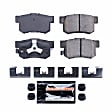 2012 Honda CR-V - Rear Carbon Fiber Ceramic Brake Pad Set, 2.4L 4Cyl, Z23 Evolution Sport Series