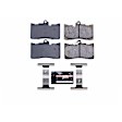 Z23-1118 Front Z23 Daily Carbon-Fiber Ceramic Brake Pads with Stainless-Steel Hardware Kit