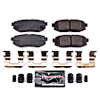 Z23-1124 Rear Z23 Daily Carbon-Fiber Ceramic Brake Pads with Stainless-Steel Hardware Kit
