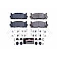 Z23-1293 Front Z23 Daily Carbon-Fiber Ceramic Brake Pads with Stainless-Steel Hardware Kit