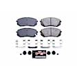 2015 Hyundai Sonata - Front Carbon Fiber Ceramic Brake Pad Set, 2.0L 4Cyl, With Power Parking Brake, Z23 Evolution Sport Series