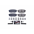 Z23-1304 Rear Z23 Daily Carbon-Fiber Ceramic Brake Pads with Stainless-Steel Hardware Kit