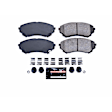 Z23-1331 Front Z23 Daily Carbon-Fiber Ceramic Brake Pads with Stainless-Steel Hardware Kit