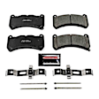Z23-1365 Front Z23 Daily Carbon-Fiber Ceramic Brake Pads with Stainless-Steel Hardware Kit