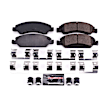 Z23-1367 Front Z23 Daily Carbon-Fiber Ceramic Brake Pads with Stainless-Steel Hardware Kit