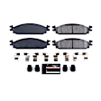 Z23-1376 Front Z23 Daily Carbon-Fiber Ceramic Brake Pads with Stainless-Steel Hardware Kit