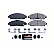 Z23-1378 Front Z23 Daily Carbon-Fiber Ceramic Brake Pads with Stainless-Steel Hardware Kit