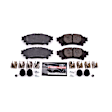 Z23-1391A Rear Z23 Daily Carbon-Fiber Ceramic Brake Pads with Stainless-Steel Hardware Kit