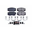 Z23-1421 Front Z23 Daily Carbon-Fiber Ceramic Brake Pads with Stainless-Steel Hardware Kit