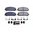 Z23-1509 Front Z23 Daily Carbon-Fiber Ceramic Brake Pads with Stainless-Steel Hardware Kit
