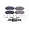 Z23-1521 Front Z23 Daily Carbon-Fiber Ceramic Brake Pads with Stainless-Steel Hardware Kit
