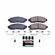 Z23-1548 Front Z23 Daily Carbon-Fiber Ceramic Brake Pads with Stainless-Steel Hardware Kit