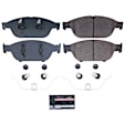 Z23-1549 Front Z23 Daily Carbon-Fiber Ceramic Brake Pads with Stainless-Steel Hardware Kit