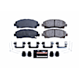 Z23-1584 Front Z23 Daily Carbon-Fiber Ceramic Brake Pads with Stainless-Steel Hardware Kit