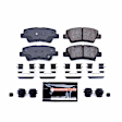 Z23-1594 Rear Z23 Daily Carbon-Fiber Ceramic Brake Pads with Stainless-Steel Hardware Kit