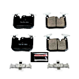 Z23-1609 Front Z23 Daily Carbon-Fiber Ceramic Brake Pads with Stainless-Steel Hardware Kit