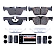 Z23-1613 Rear Z23 Daily Carbon-Fiber Ceramic Brake Pads with Stainless-Steel Hardware Kit