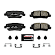 Z23-1659 Rear Z23 Daily Carbon-Fiber Ceramic Brake Pads with Stainless-Steel Hardware Kit