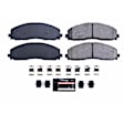 Z23-1680 Front Z23 Daily Carbon-Fiber Ceramic Brake Pads with Stainless-Steel Hardware Kit