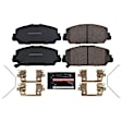 Z23-1697 Front Z23 Daily Carbon-Fiber Ceramic Brake Pads with Stainless-Steel Hardware Kit