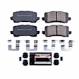 Z23-1698 Rear Z23 Daily Carbon-Fiber Ceramic Brake Pads with Stainless-Steel Hardware Kit