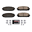 2014 Jeep Cherokee - Front Carbon Fiber Ceramic Brake Pad Set, 2.4L 4Cyl, RPO Code BRG, Z23 Evolution Sport Series