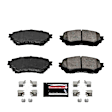 Z23-1711 Front Z23 Daily Carbon-Fiber Ceramic Brake Pads with Stainless-Steel Hardware Kit