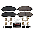 Z23-1723 Front Z23 Daily Carbon-Fiber Ceramic Brake Pads with Stainless-Steel Hardware Kit