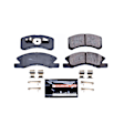 Z23-1731 Front Z23 Daily Carbon-Fiber Ceramic Brake Pads with Stainless-Steel Hardware Kit