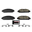 Z23-1791 Front Z23 Daily Carbon-Fiber Ceramic Brake Pads with Stainless-Steel Hardware Kit