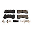Z23-1792 Front Z23 Daily Carbon-Fiber Ceramic Brake Pads with Stainless-Steel Hardware Kit